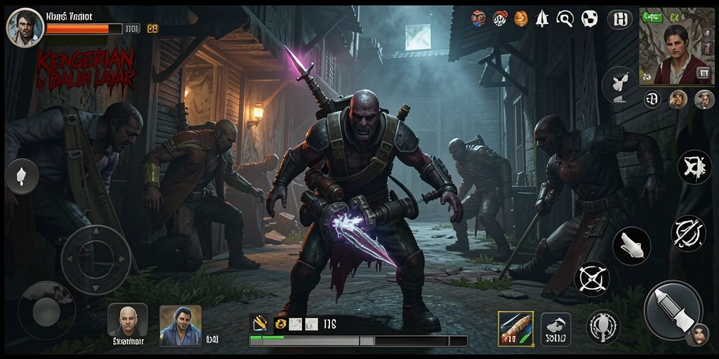 Gameplay menegangkan di dunia kegelapan penuh misteri.
