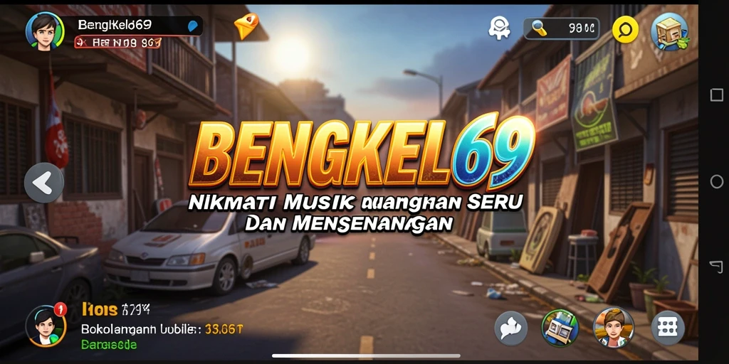 Tampilan gameplay BENGKEL69 dengan antarmuka yang menarik dan interaktif.