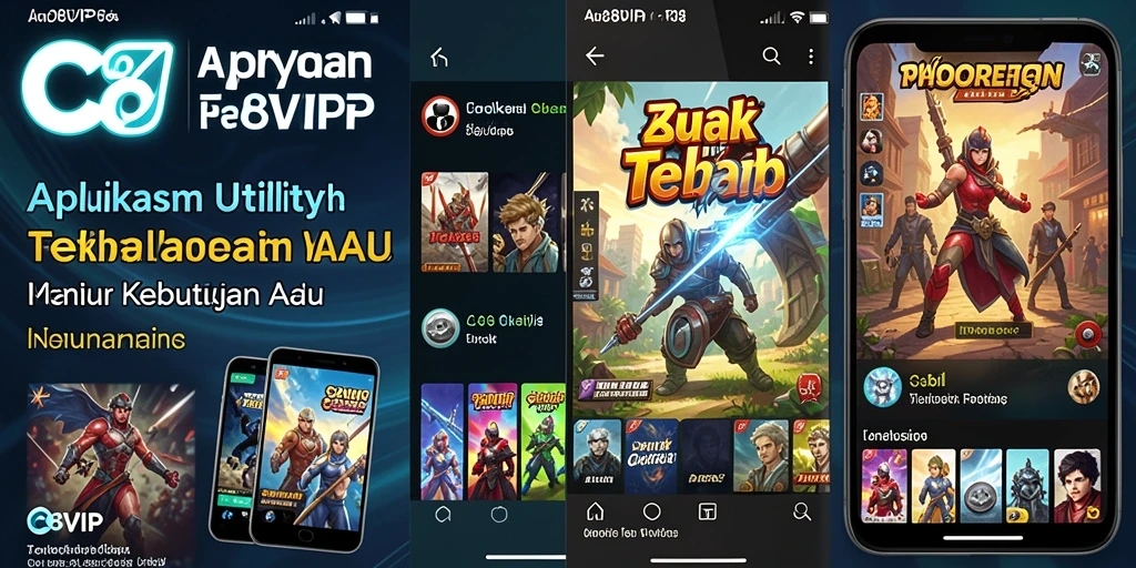 Screenshot tampilan antarmuka C8VIP yang menarik dan fungsional.