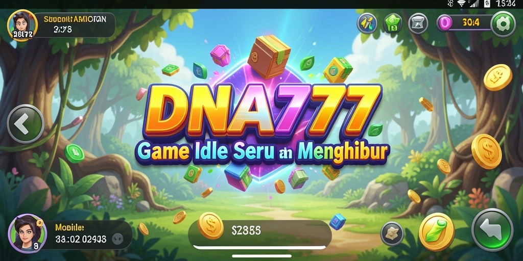 Screenshot gameplay DNA777 menampilkan aksi seru dari karakter-karakter permainan.