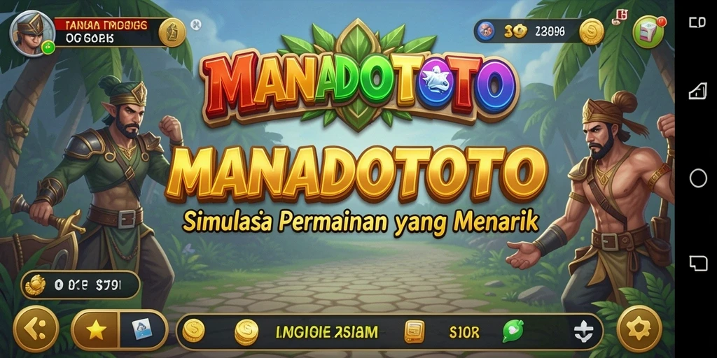 Tangkapan layar utama dari gameplay MANADOTOTO yang menarik.