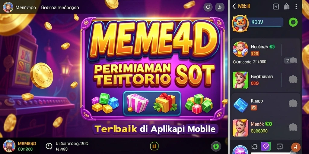 Tampilan gameplay slot yang memukau di MEME4D.