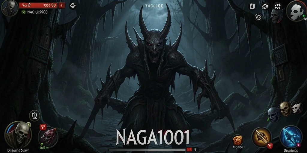 Menampilkan gameplay menegangkan dalam kegelapan yang mencekam.