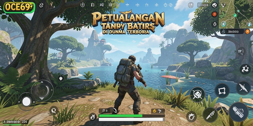 Tampilan gameplay OCE69 yang menakjubkan dan penuh petualangan.