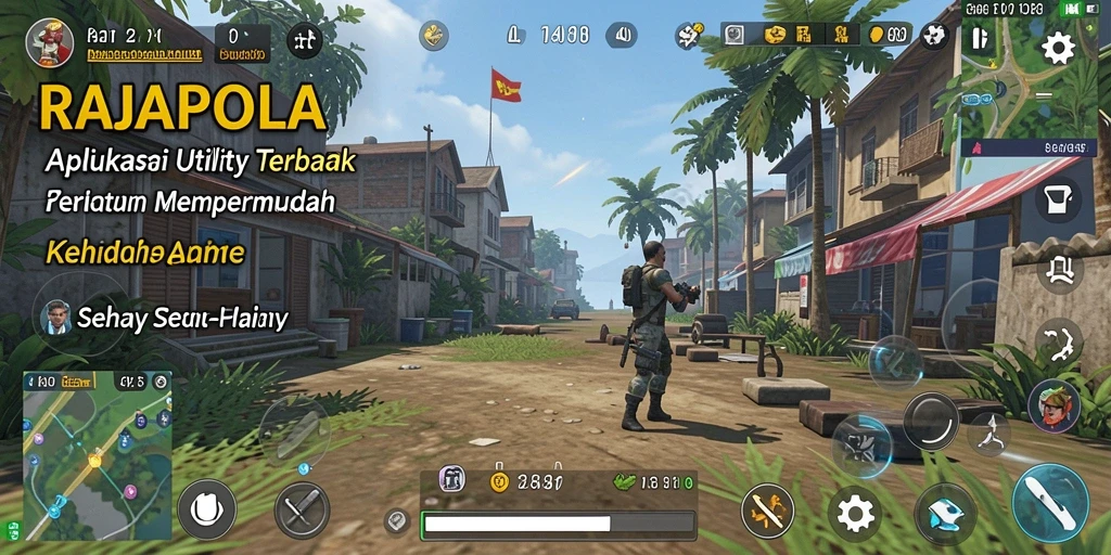 Tampilan antarmuka RAJAPOLA yang user-friendly dan simpel.