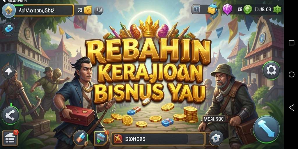 Tampilan gameplay <strong>REBAHIN</strong> yang menarik dan penuh strategi.