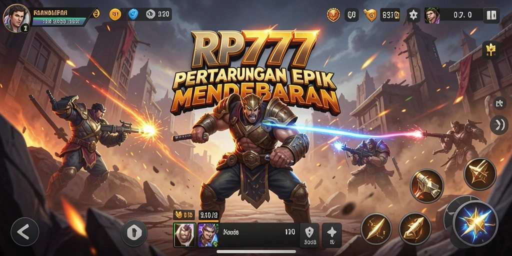 Tampilan menarik dari gameplay seru RP777 dalam pertarungan Fighting.