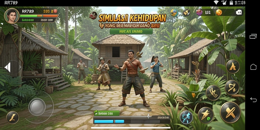 Tangkapan layar menampilkan gameplay RR789 yang seru dan interaktif.