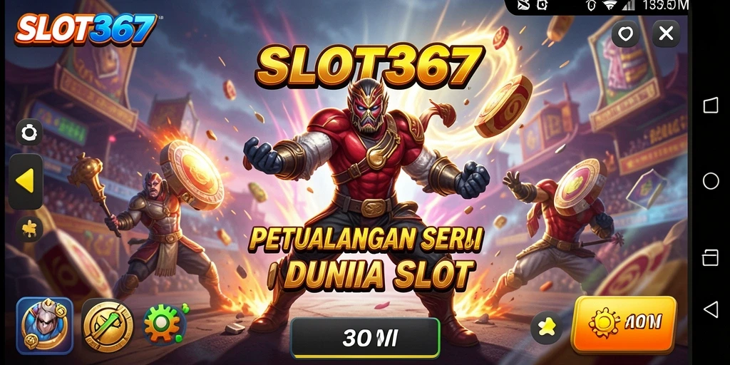Screenshot menunjukkan momen mendebarkan gameplay action SLOT367.