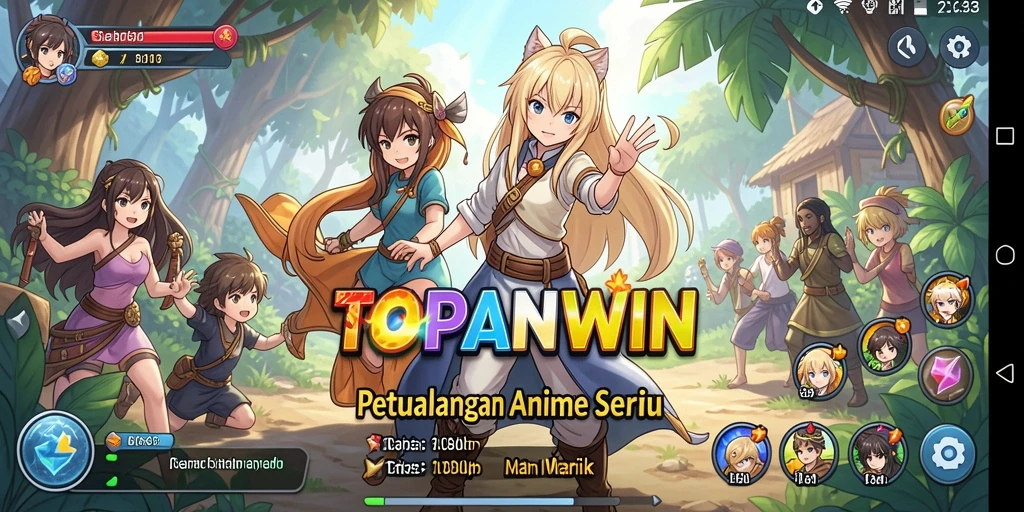 Gameplay seru dan karakter Anime yang menawan di TOPANWIN.